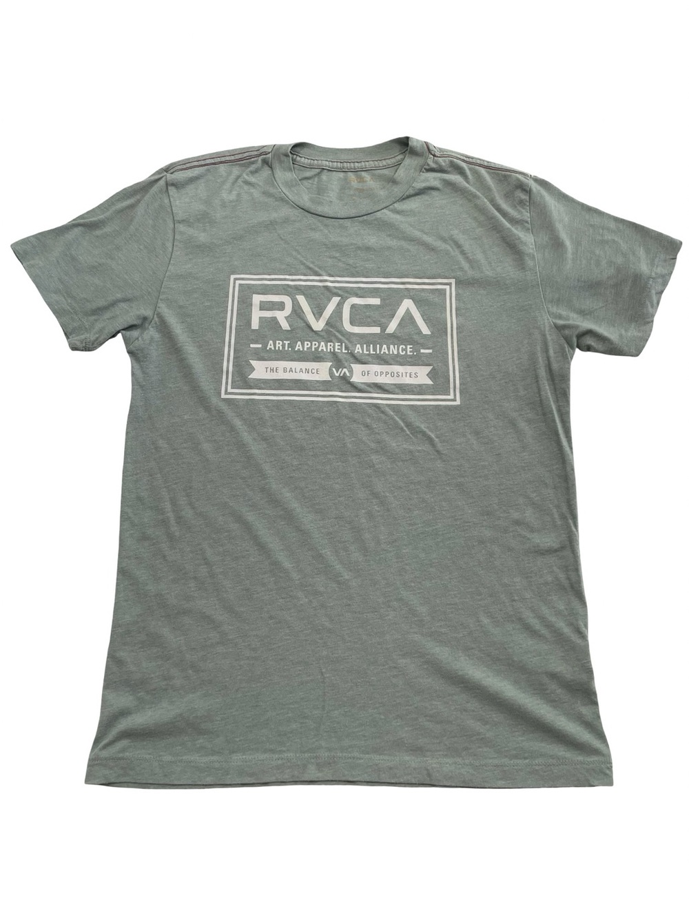RVCA Art Apparel Alliance Chest Graphic Size S Pastel Tee (Retail $35)